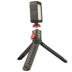 Thread Mount Mini Spherical Gimbal Universal Adjustable 360 Degrees Swivel Stand Red Gray