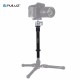 Tripod Mount Monopod Extension Rod with 3/8inch Screw Metal Handheld Tube for DSLR SLR Cameras black