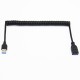 USB 3.0 Flexible Extension Cable Male to Female 9+1 Copper Core for USB Interface Device Cable black