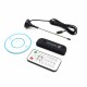 USB2.0 FM DAB DVB-T RTL2832U R820T2 RTL-SDR SDR Dongle Stick Digital TV Tuner Remote INFRARED Receiver with Antenna black