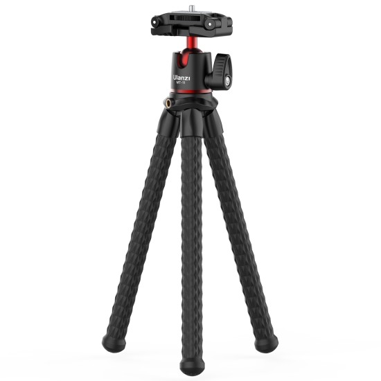 Ulanzi Mt-11flexible Octopus Tripod Smartphone Dslr Slr Vlog Tripod Travel Portable 2 In 1 Tripod Extend 1/4 Screw For Magic Arm Tripod + Tripod head