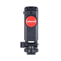 Ulanzi Vertical Shooting Phone Mount Holder Adjustable Mount with Cold Shoe Magic Arm for LED Light Microphone black