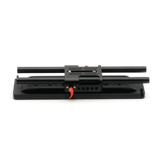 VELEDGE 15mm Camera BasePlate with ARRI Dovetail Plate black