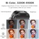 VIJIM VL 66 Dual Color Temperature Fill Light DSLR Camera Photography Light 360-degree Rotating Light black