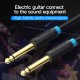 Vention Aux Guitar Cable 6.5 Jack Audio Cable 6.35mm Aux Cable for Stereo Guitar Mixer Amplifier Speaker  black