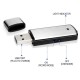 Voice Recorder USB Flash Drive 128Kbps Digital Voice Recording 8GB for Windows Mac Android OTG Mini Recorder black