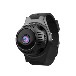 Wireless High-definition Mulitifunction Network Monitor Wide-angle Wifi Watch Camera black