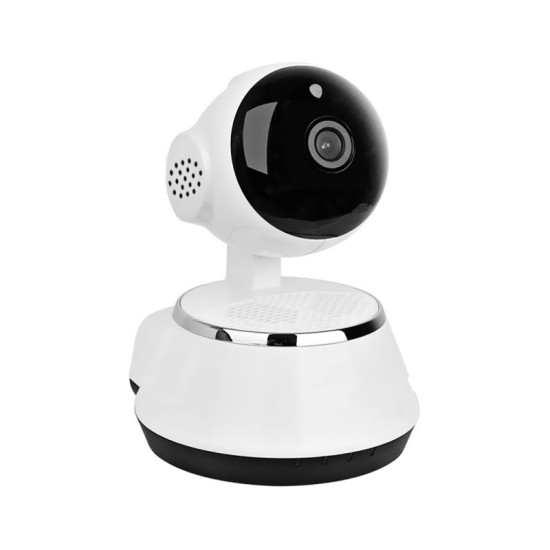 Wireless IP Camera - 1/4-Inch HD CMOS, 720p, SD Card Recording, App Support, Night Vision, IR Cut, Motion Detection, WiFi, PTZ