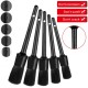 7pcs Wheel Tire Brush Car Detailing Kit Soft Wheel Brushcar Wash Kit black