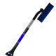 Car Retractable Snow Shovel  windshield scraper retractable snow thrower with foam handle  for car SUV truck Windows blue