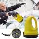 Usb Rechargeable Electric Snow Scraper Windshield Window Ice Removal Shovel Cleaning Tool Yellow