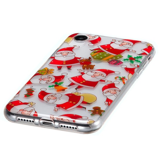 Christmas New Year Gifts Cell Phone Case TPU Soft Comfortable Phone Shell for iPhoneXR