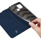 DUX DUCIS For Samsung M31 Leather Mobile Phone Cover Magnetic Protective Case Bracket with Cards Slot blue