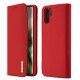 DUX DUCIS For Samsung NOTE 10 PLUS Luxury Genuine Leather Magnetic Flip Cover Full Protective Case with Bracket Card Slot red