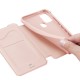 DUX DUCIS for Samsung A21S/A51 5G Magnetic Mobile Phone Holder Leather Case with Cards Slot Pink_Samsung A21S