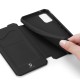 DUX DUCIS for Samsung A21S/A51 5G Magnetic Mobile Phone Holder Leather Case with Cards Slot black_Samsung A51 5G