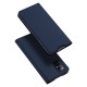 DUX DUCIS for Samsung A21s/A51 5G Magnetic Protective Case Bracket with Card Slot Leather Mobile Phone Cover blue