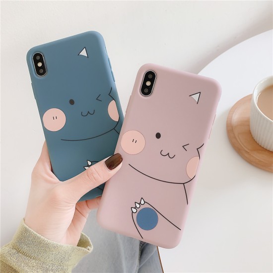 For OPPO F9/F11/A3/A5/A3S/A59/A57/A7X/A83/A9/K1/K3/Realme X Soft TPU Cellphone Case Shell Cartoon Back Cover pink