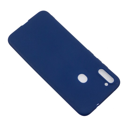 For Samsung A01/ A11/A21/A41/A51/A71/A81/A91 Mobile Phone Case Lovely Candy Color Matte TPU Anti-scratch Non-slip Protective Cover Back Case 7 royal blue