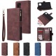 For Samsung NOTE 10 Lite Case Smartphone Shell Wallet Design Zipper Closure Overall Protection Cellphone Cover  5 wine red