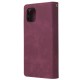 For Samsung NOTE 10 Lite Case Smartphone Shell Wallet Design Zipper Closure Overall Protection Cellphone Cover  4 brown