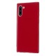 For Samsung Note 10/10 Pro Cellphone Cover TPU Phone Case Simple Profile Classic Design Shock-proof Shell Rose red