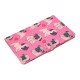 For Samsung T510/T515 Laptop Protective Case with Front Snap Cute Cartoon Color Painted Smart Stay PU Cover  Caring dog