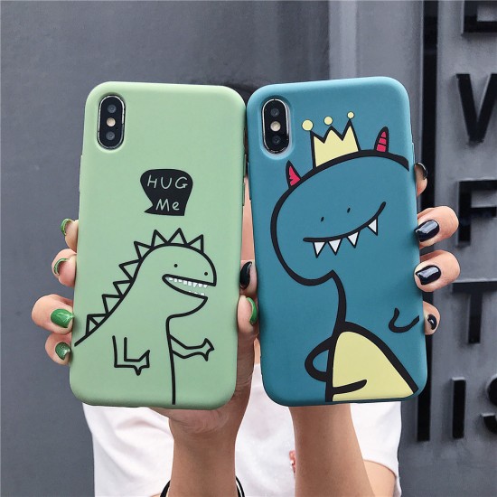 For VIVO Y66/Y67/Y91/Y95/Y93/Y97/V15/S1/Y83/Y85/Z3/Z3I/V11I/Z5X/Z1 Pro TPU Cellphone Case Shell Dinosaur Back Cover blue