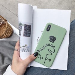 For VIVO Y66/Y67/Y91/Y95/Y93/Y97/V15/S1/Y83/Y85/Z3/Z3I/V11I/Z5X/Z1 Pro TPU Cellphone Case Shell Dinosaur Back Cover green