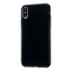 For iPhone X/XS/XS Max/XR  Cellphone Cover Slim Fit Bumper Protective Case Glossy TPU Mobile Phone Shell Bright black