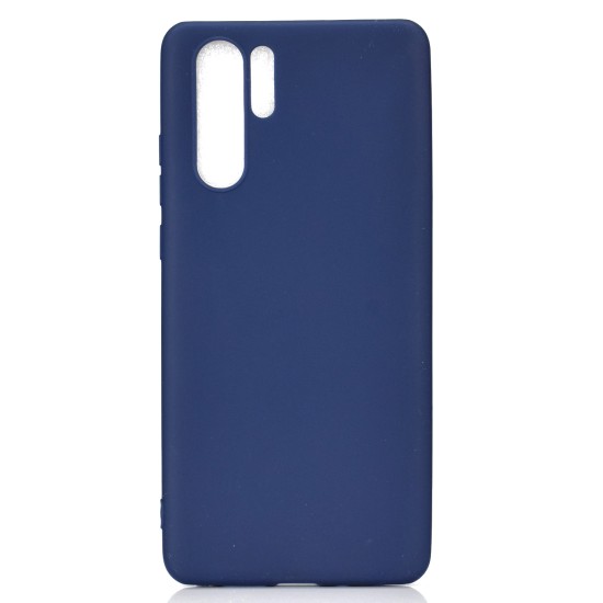 HUAWEI P30 pro Lovely Candy Color Matte TPU Anti-scratch Non-slip Protective Cover Back Case Navy