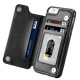 Multifunction Magnetic Leather Wallet Case Card Slot Shockproof Full Protection Cover for iPhone X 7/8 7/8 Plus blue2JMB