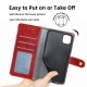 Phone Leather Case with Card Holder Flip Phone Wallet Black for iPhone 14 Plus