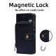 Phone Leather Case with Card Holder Flip Phone Wallet Black for iPhone 14 Pro