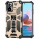 Shockproof Anti Fall Armor Phone  Case ,  with Metal Magnetic Bracket, Compatible For Redmi Note 9 Pro/9s/redmi Note 9/redmi Note 8 Pro/redmi Note 8/redmi 9/redmi 9a blue_Redmi NOTE 9 PRO/9S