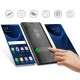 Stereo Smart Artificial Leather Phone Case Cover Mirror Flip Cover Protection Case for XSmax 8plus Silver_iPhone7plus/8plus