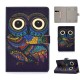 Universal Laptop Protective Case 7Inches Color Painted PU Cover with Front Snap owl