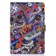 Universal Laptop Protective Cover Color Painted 8 Inches PU Case with Front Snap Graffiti