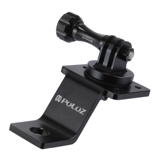 PULUZ Aluminum Alloy Motorcycle Fixed Holder Mount Tripod Adapter for Go Pro 5 Session black