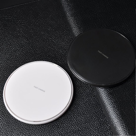 Smart Quick Wireless Charger for iPhone 8/X Samsung Huawei Xiaomi Dedicated Wireless Charging Mobile Phone Fast Charger white