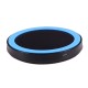 Universal Small Thin Round Wireless Charger For QI Standard Mobiles Wireless Charging Black blue