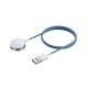 Universal Usb Charging Cable Fast Charger Dock Power Adapter Compatible for Samsung Galaxy Watch Active 2, Smart Watch Accessory For Watch 3 White