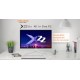 X22 Air V2 White 21.5 inch Computer Intel Quad Core J3160 128G SSD 4G DDR3 RAM Memory Smart TV Silver_US Plug