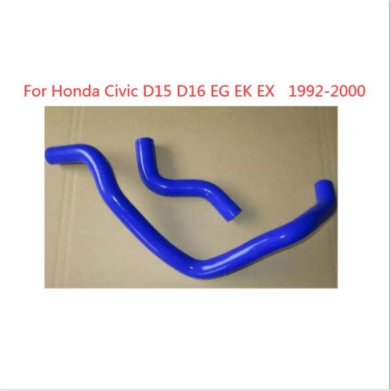 2pcs Silicone Radiator Hose For Honda Civic D15 D16 Eg Ek Ex 1992-2000 Blue Id 28mm blue_2pcs