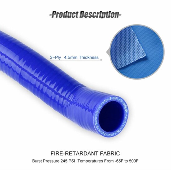 2pcs Silicone Radiator Hose For Honda Civic D15 D16 Eg Ek Ex 1992-2000 Blue Id 28mm blue_2pcs