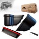 3pcs ABS Passenger Storage Tray Organizer Door Pocket Front Door Storage Pockets for Jeep JK11-18