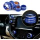 5pcs Center  Console  Knobs  Ac  Air  Conditioning  Button+audio+function+rear  Mirror  Knob  Cover Trim For Camry 2018 2019 2020 Blue