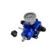 AN8 High Pressure Fuel Regulator W / Boost-8AN 8/8/6 EFI with Reinforcement Silver