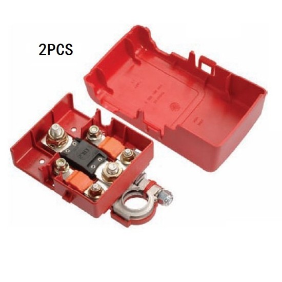 Car Battery Distribution Terminal Quick Release Pile Head Connector Auto Accessories 32V 400A Battery pile head with cover