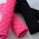 Car Seat Belt Shoulders Pads Covers Cushion Warm Short Plush Safety Shoulder Protection Rose red